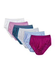 Fruit Of The Loom Nylon Briefs (Solids) 6 Pack